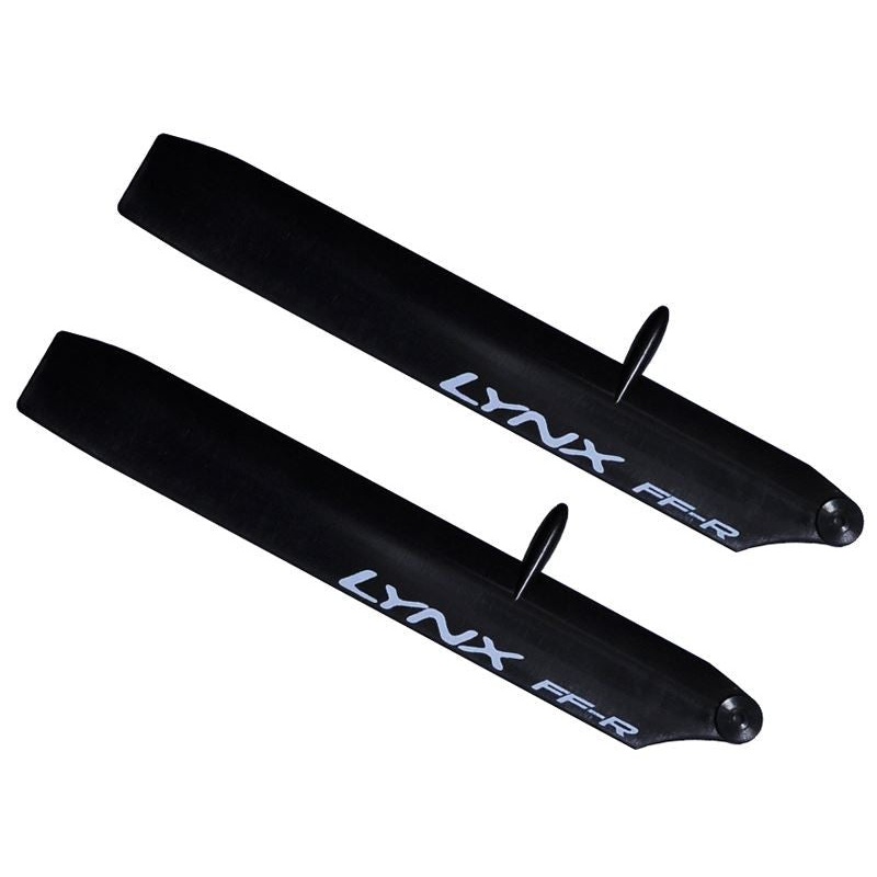 LX61253-SP-R - Plastic Main Blade 125 mm - Stretch Bullet - MCPX-BL - Replica Edition - Black