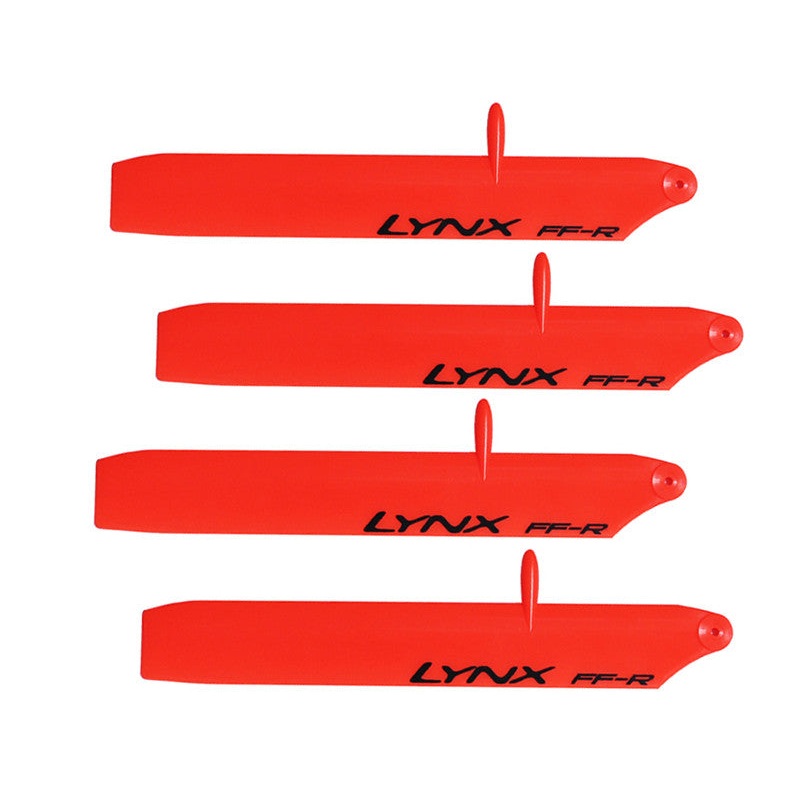 LXT1201-SP - Plastic Main Blade 120mm - Bullet - T-Rex150 - Pro Edition - Orange - 2 Set