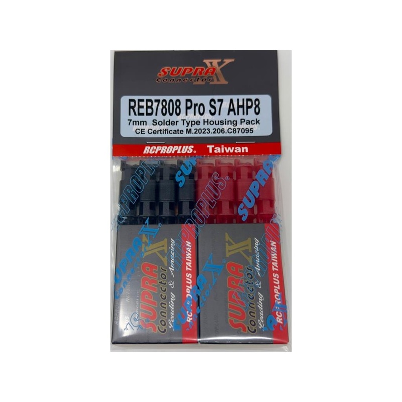 RCPROPLUS PRO S8mm Connector Housing Pack : REB8806PROS8AHP6