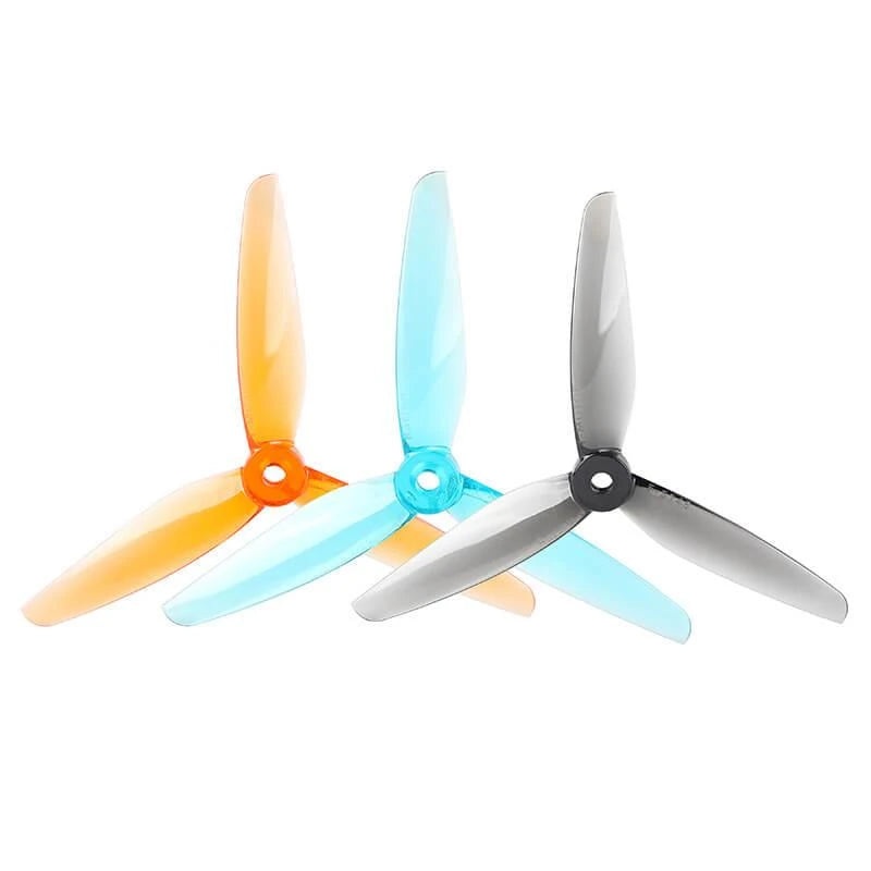 T-Motor F5146 3-Blade Racing Propeller 4pc Clear Blue