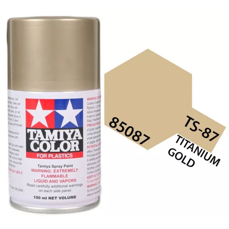 TS-87 Titanium Gold -Lacquer Spray Paint, 100ml