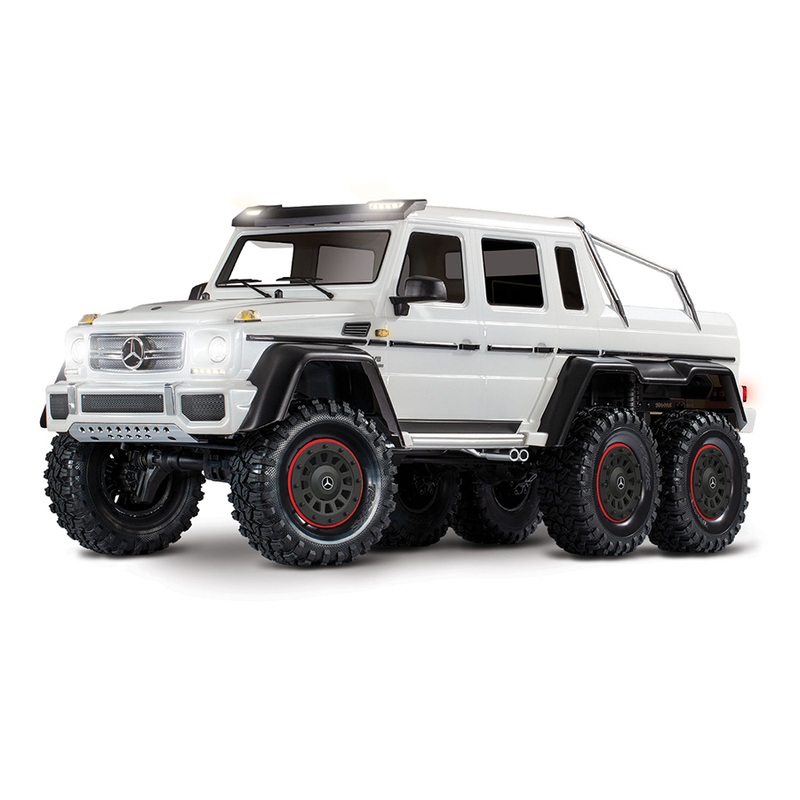 1/10 TRX-6 MercedesBenz G 63 AMG, 6WD, RTD (Requires battery and charger): White