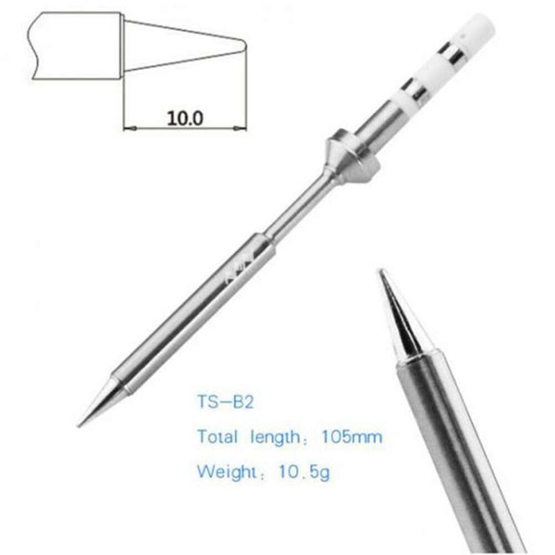 B2 Pencil Tip TS100 Replacement Tip and Heater Core