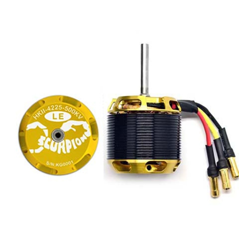 Scorpion HKII-4225-500KV Limited Edition Brushless Motor - Goblin Piuma