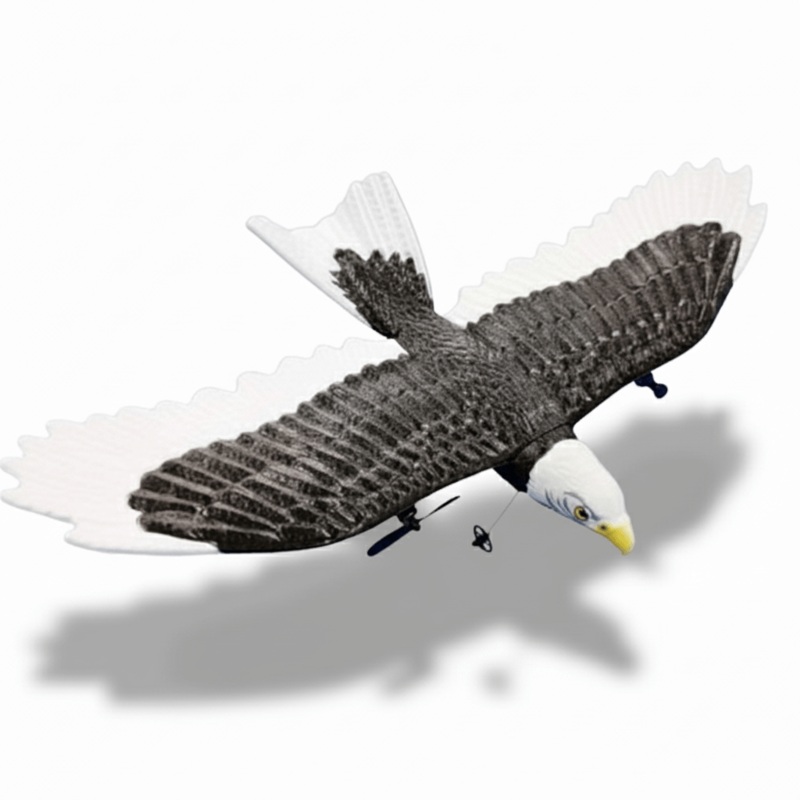 405mm Wingspan Eagle RC Aircraft - 2.4G Remote Control Foam Glider for Kids
