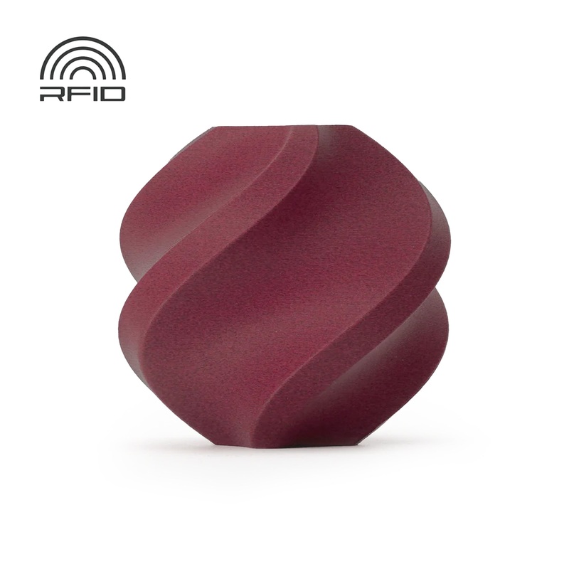 Bambu Lab PLA-CF Filament Roll 1.75mm 1kg Burgundy Red