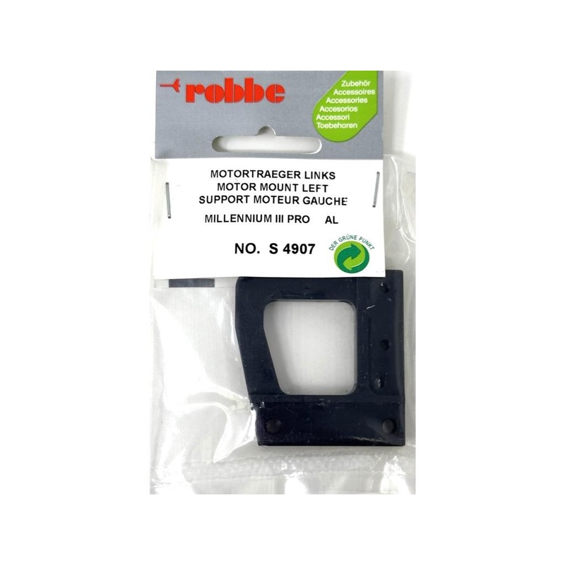 Robbe Motor Mount Left Millennium III Pro : S-4907