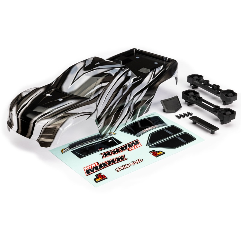 Body Painted Mini Maxx ProGraphix Body w/ Mounts