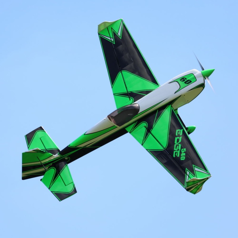 OMP Hobby 60" 70E Edge 540 Kevlar Reinforced Balsa 3D Airplane ARF Green