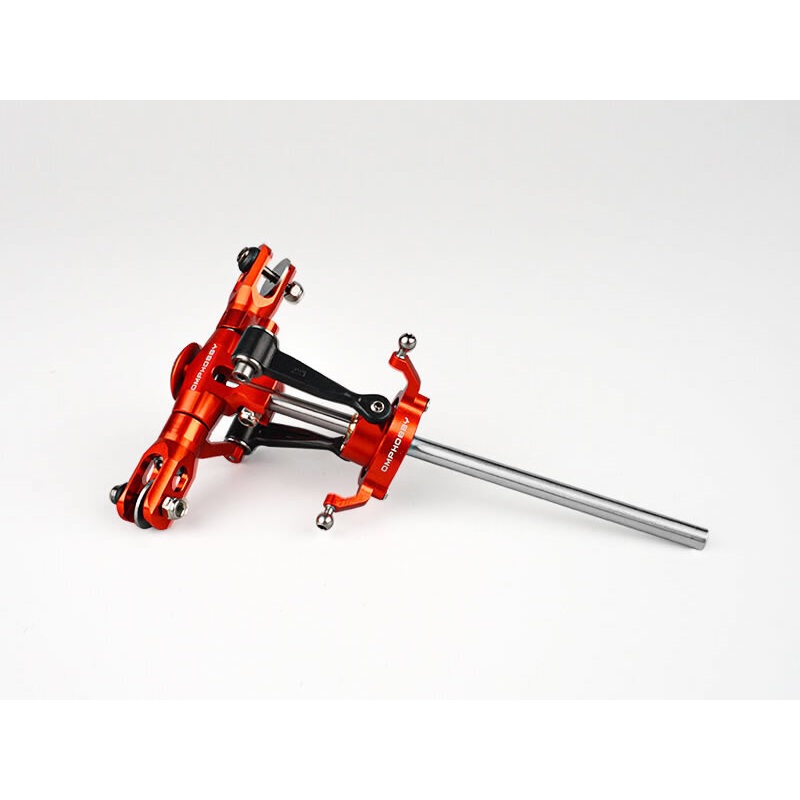 OMPHOBBY M2 Metal Main Rotorhead Set - Orange : OSHM2080
