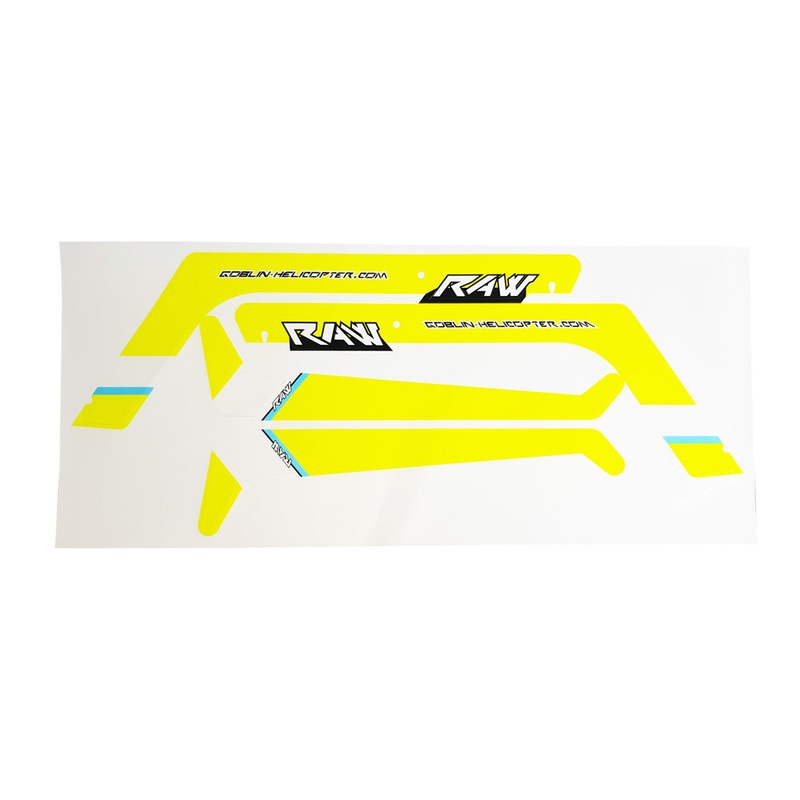 STICKER SET YELLOW - Raw 500
