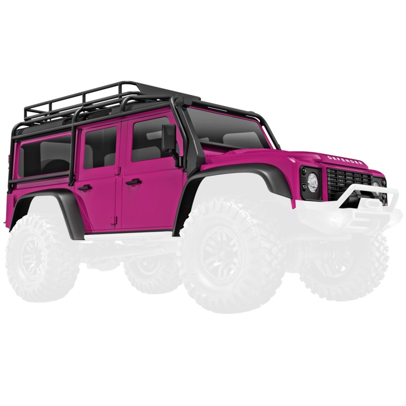 Body TRX-4M Defender, Complete, Pink: 9712-PINK