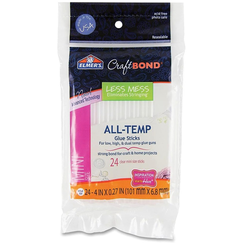 4" All Temp Glue Sticks (24)