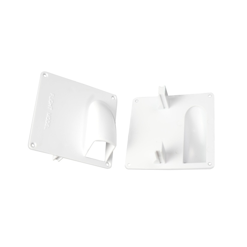 Fixed wing model aircraft steering gear cover plastic cover