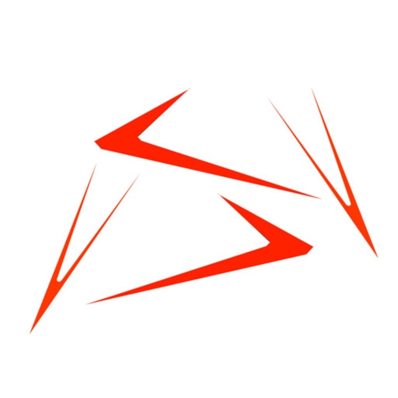 Frame and Fin Stickers Tron 7.0 ADVANCE (Orange) : TR708-001