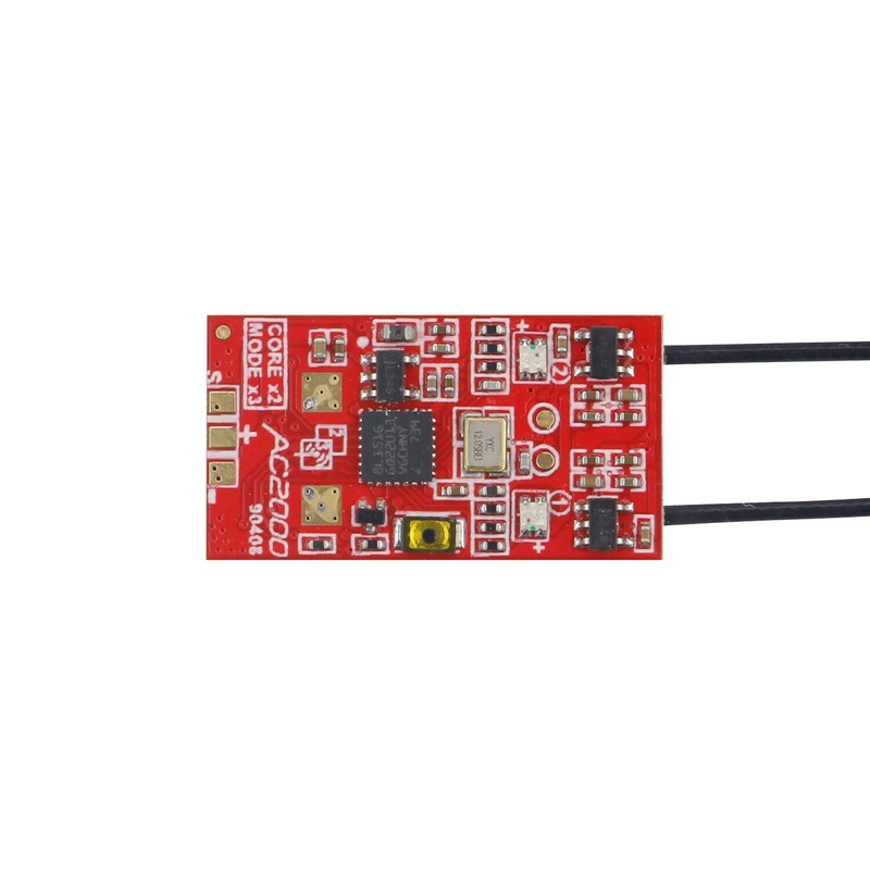 X-Boss AC2000 2.4G Dual Core-antenna S-FHSS D16 Tri-mode Receiver for Futaba 14SG-16SZ-18SZ Frsky X7 X9D PLUS Radio Transmitter