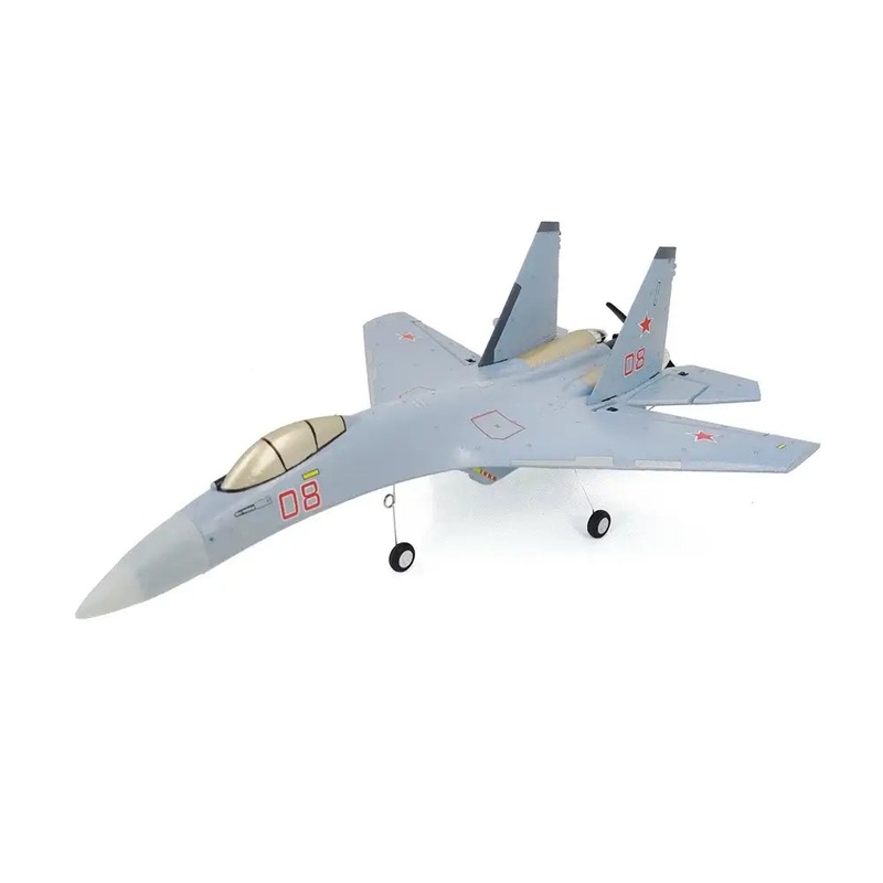 COOLBANK QF009 4CH Su-35/J-16 RC Fighter: Brushless, 2.4G, Long Flight Time Dark Grey 2 Batteries