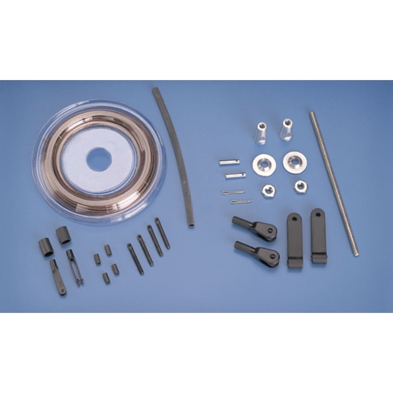 DU-BRO Heavy Duty Dual Pull-Pull System Strong Pull-Pull Hardware for Medium & Large RC Aircraft