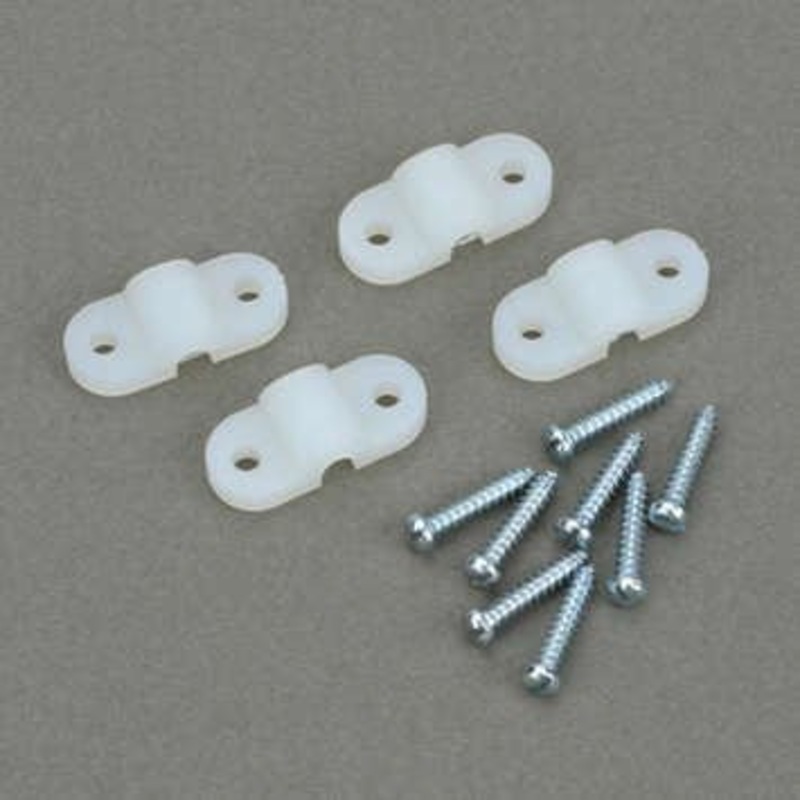 DU-BRO Nylon Landing Gear Straps Secure RC Music Wire Hold-Downs