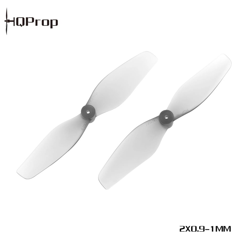 HQProp Ultralight Whoop Propellers 2X0.9 2" (2CW+2CCW) Grey