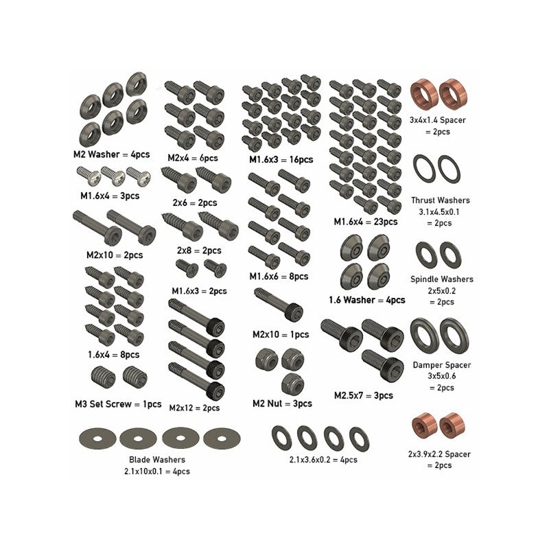 Screws and Shims Set, LOGO 200 : 05433