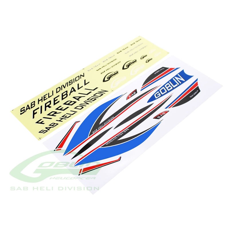 SAB Sticker Fireball Blue : HA068-S