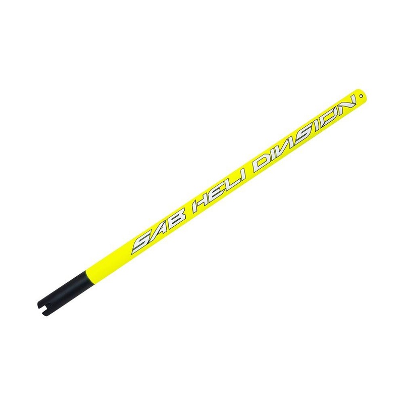 25mm Aluminium Tail Boom Yellow - RAW 500 : H1767-S