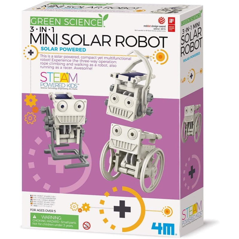 3-in-1 Mini Solar Robot