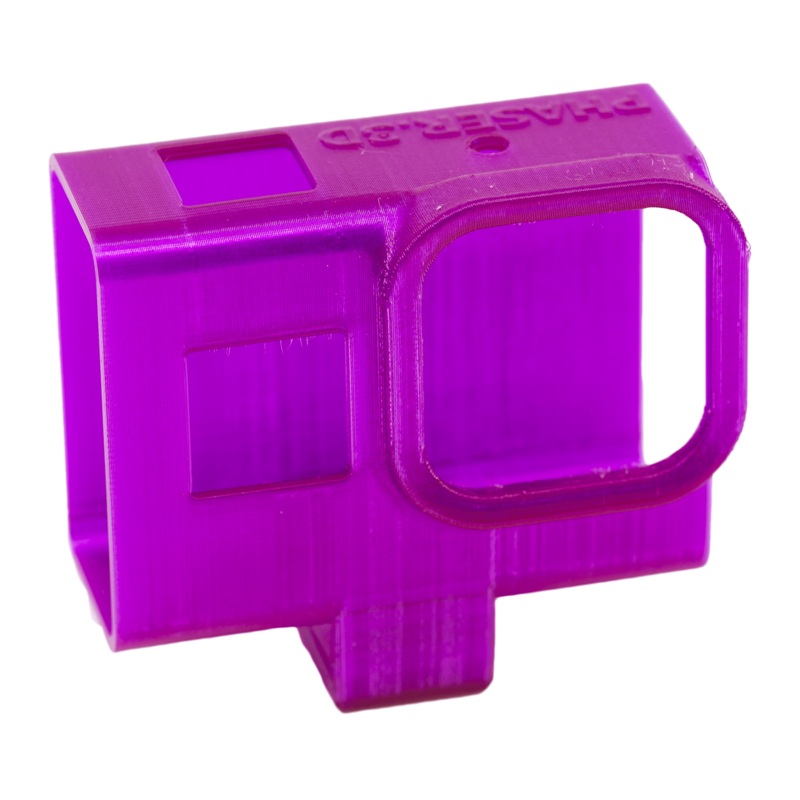 Phaser3D Armattan Rooster/Chameleon Ti GoPro Hero 8 Hero Side Load Mount Black