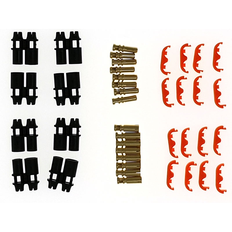 RCPROPLUS 3mm Dual Pin Connector (8M,8F) : REB3814D3P4H8
