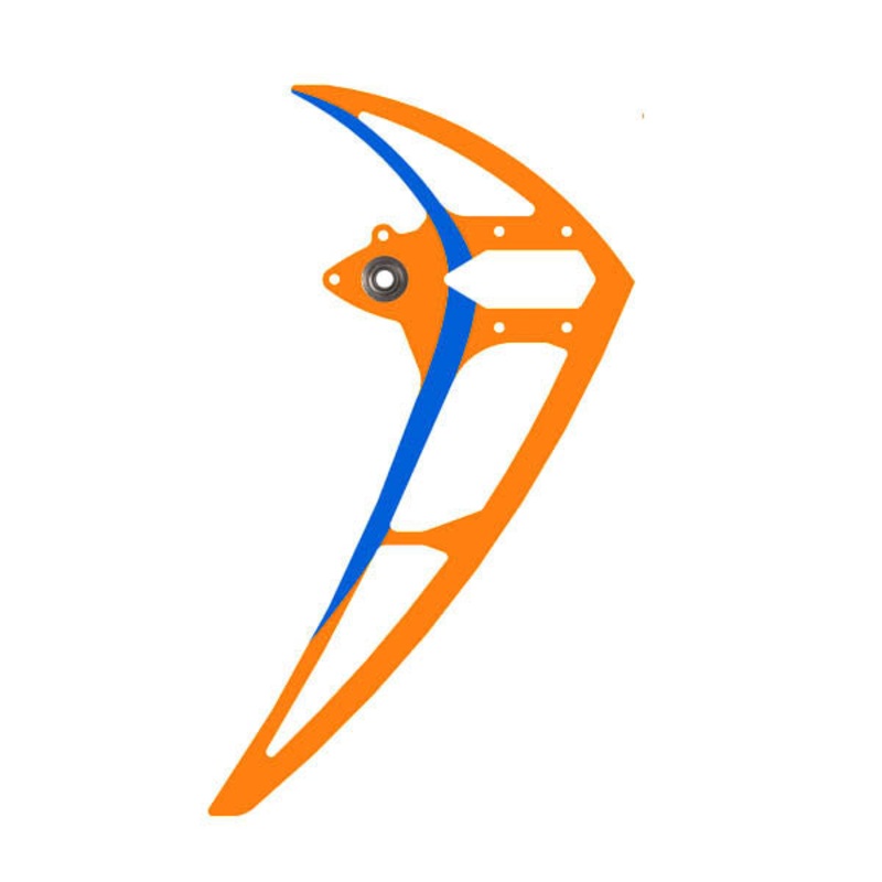 05181 Vertical stabilizer neon-orange/blue, LOGO 550
