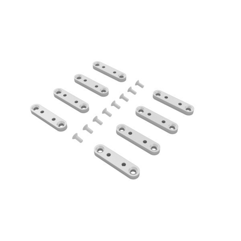 05021 Servo mounting plates 10+11mm, LOGO 700