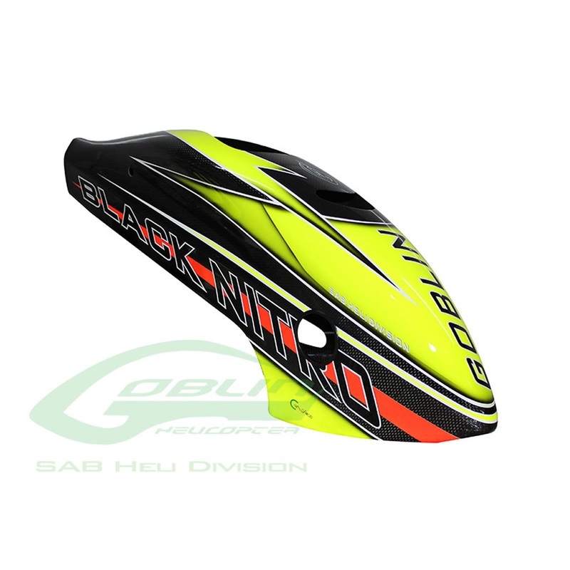 Canomod Airbrush Canopy Yellow Carbon - Goblin Black Nitro : H0700-S