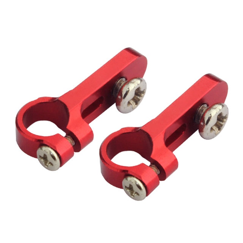 Aluminum Tail Servo Mount Round (RED) (for MH-DS002S/102S) : MH-130X121SX