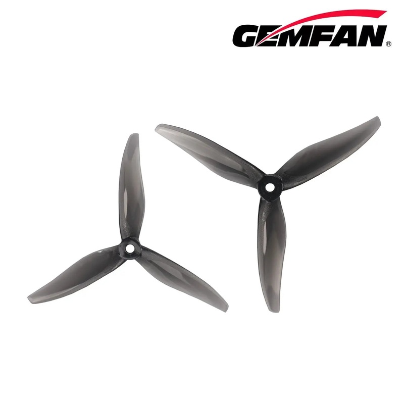 Gemfan 5129 YUKI PC 3 Blade Propeller Clear Gray