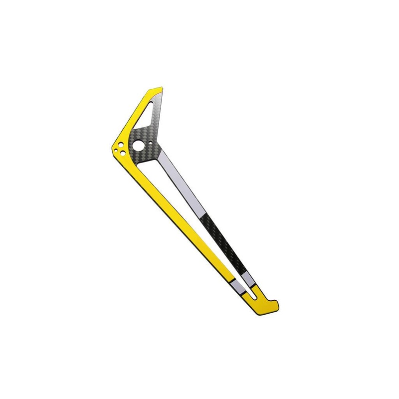OMPHOBBY M7R Vertical Tail Fin - Yellow : OSHM7244