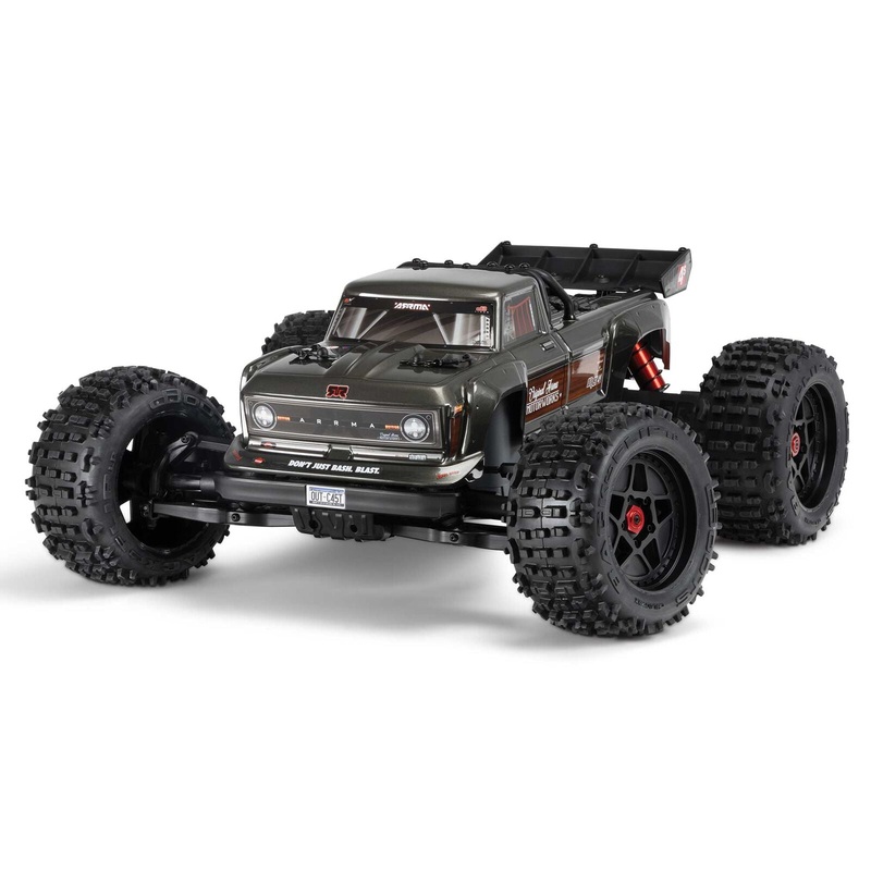 1/10 Outcast 4x4 4S BLX Stunt truck (Requires battery & charger): GunMetal: ARA4410V2T3