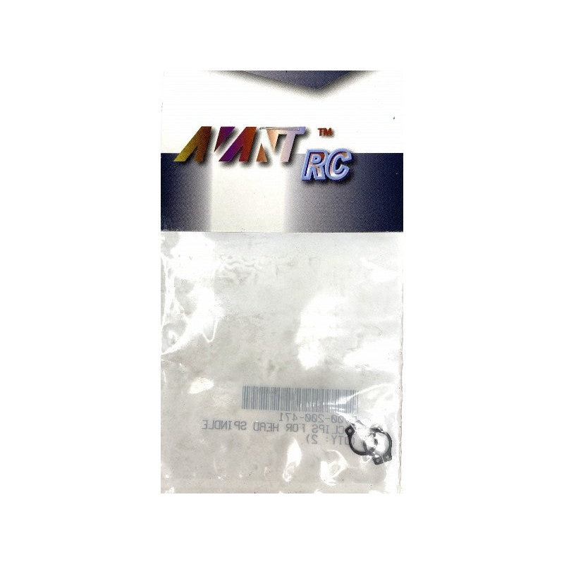 8mm C-Clips for 8mm head spindle (2) : AV00-200-471