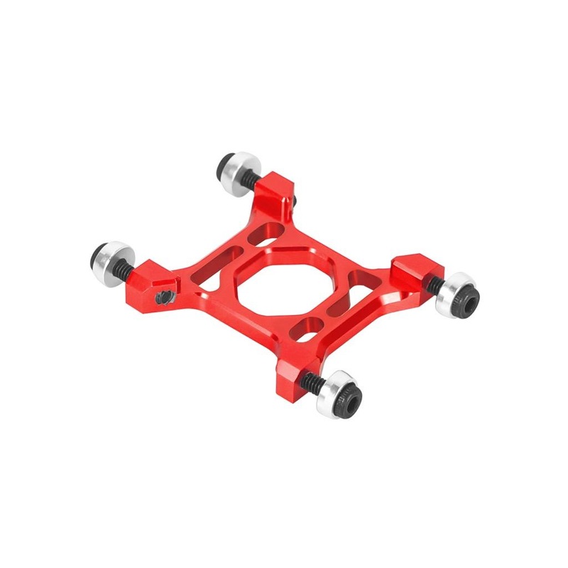 Microheli Aluminium Motor Mount (Red) - Blade Revolution 235 CP : MH-235C105MM
