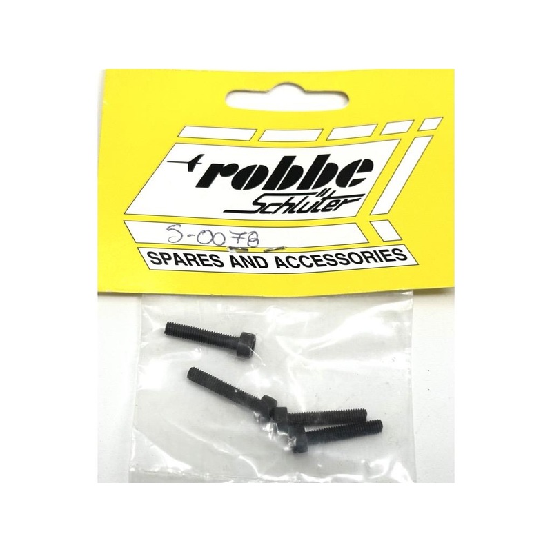 Robbe Socket Screw M3 x 16 (4) : S-0078