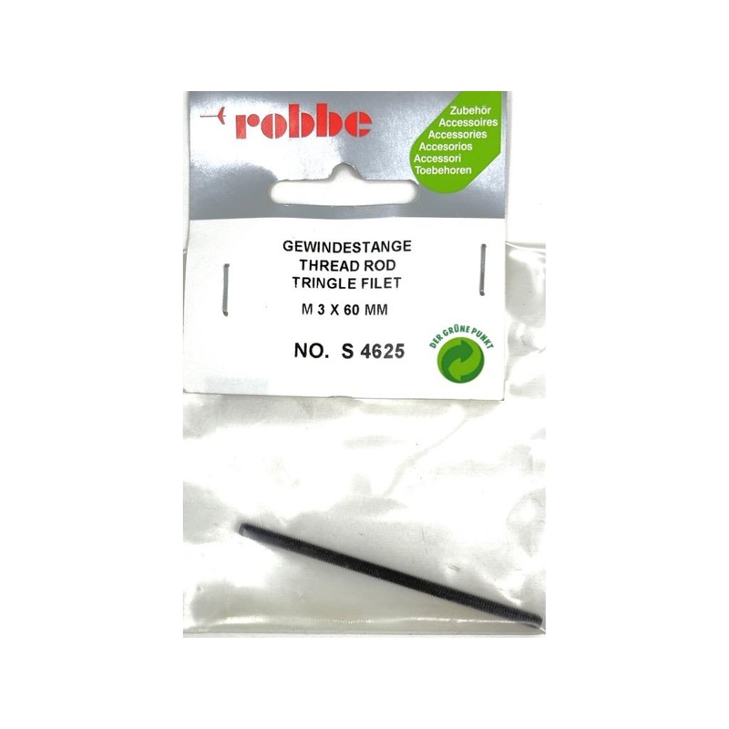 Robbe Threaded Rod M3 x 60mm : S-4625