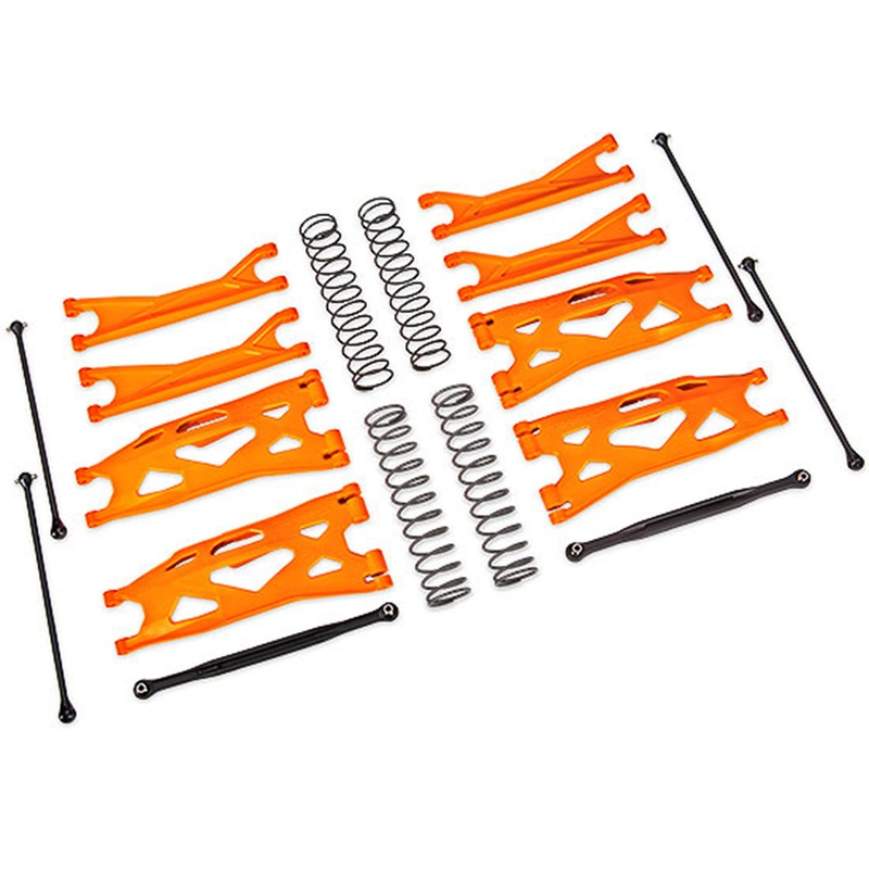 Suspension Kit, X-Maxx WideMaxx, Orange: 7895T