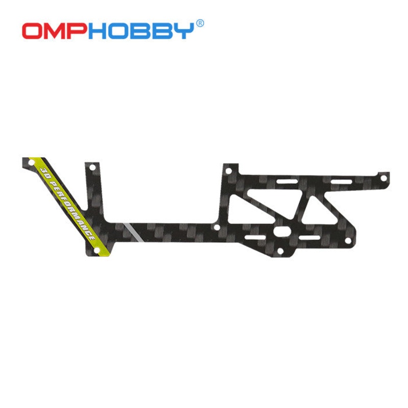 Fuselage Left Carbon Fiber Board (Racing Yellow) - M1 Evo