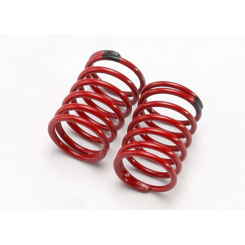 Shock Spring GTR (2)(2.22 rate Black), Red, 1/16: 7148