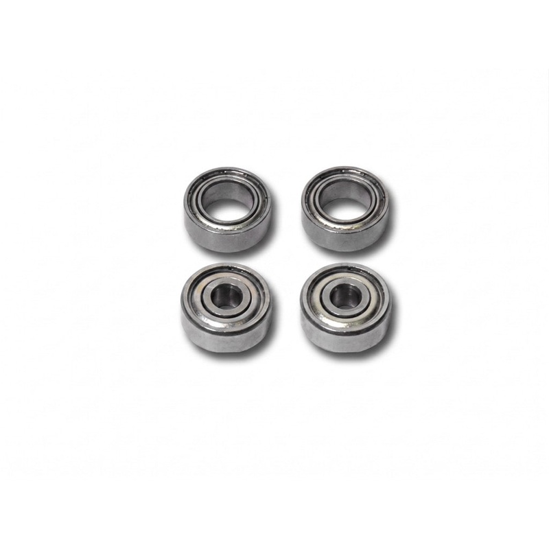 Bearing 2pcs 4x7x2.5mm, 2pcs 3x10x4mm : H60087