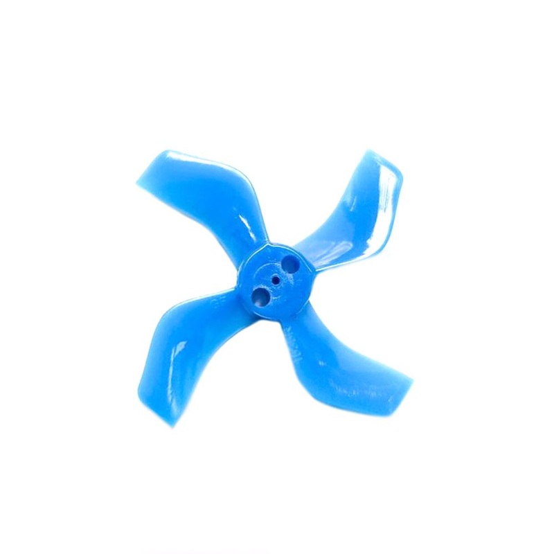 Gemfan 1636-4 40mm 1.6"' 4-Blade Whoop Propeller 1mm Shaft T-Mount (4CW + 4CCW) Clear Blue