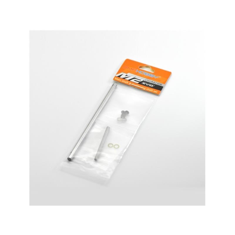 Main Shaft + Feathering Shaft Set - OMP M2 EVO : OSHM2306
