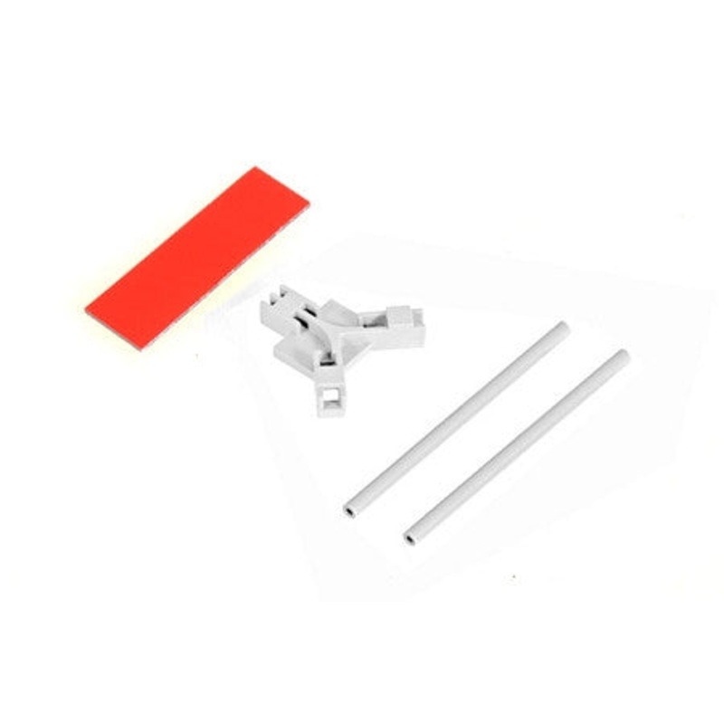 MIKADO 04962 ANTENNA SUPPORT FLAT MOUNTING, WHITE