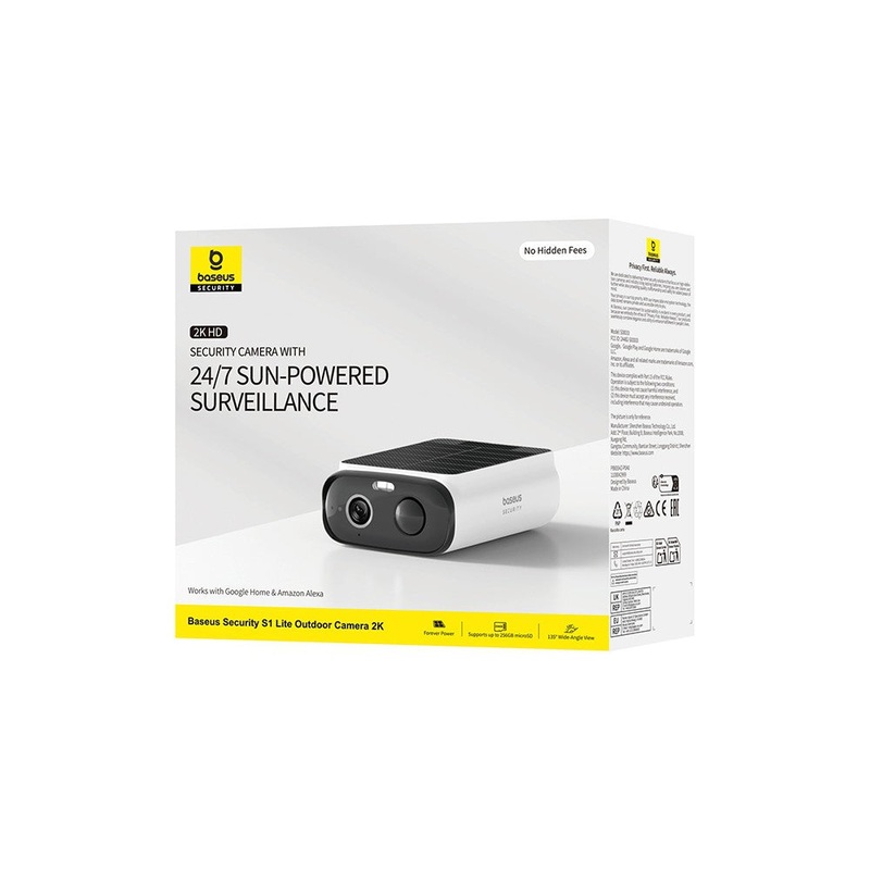 Baseus Security S1 Lite Outdoor Camera 2K-White