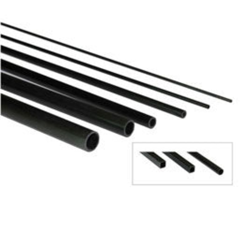 Carbon fiber Tube 2.0 x 1.0 x 1000mm(Square)